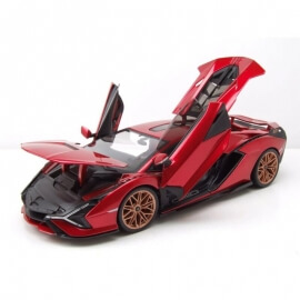 Bburago 1/24 Lamborghini Sian FKP 37 Mat Red