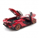 Bburago 1/24 Lamborghini Sian FKP 37 Mat Red