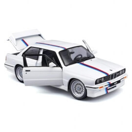 Bburago 1:24 BMW M3 1988 Λευκή (21100W)