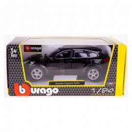 Bburago 1:24 Porsche Cayenne Turbo Μαύρη (21056BK)