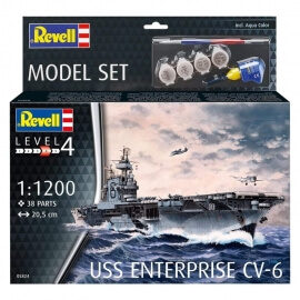 Πολεμικό Πλοίο USS Enterprise CV-6 1/1200 - Σετ Δώρου - Revell (65824)