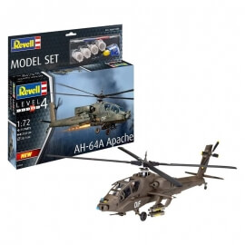 Πολεμικό Αεροπλάνο AH-64A Apache 1/72 - Σετ Δώρου - Revell (63824)