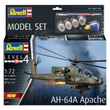 Πολεμικό Αεροπλάνο AH-64A Apache 1/72 - Σετ Δώρου - Revell (63824)