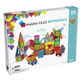 Magna-Tiles Μαγνητικό Παιχνίδι 110τμχ "Metropolis" (20110)