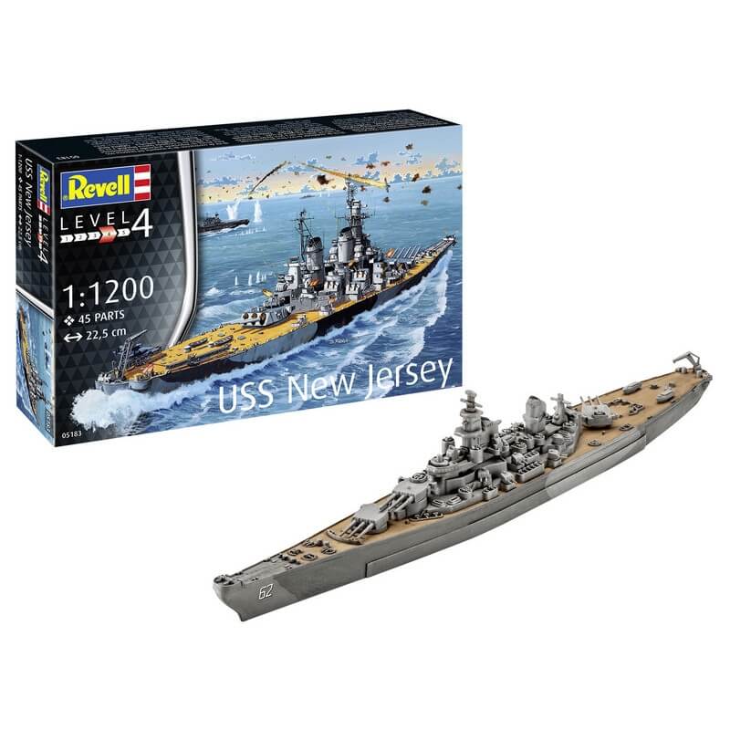 Πολεμικό Πλοίο "USS New Jersey" 1/1200 - Revell 05183Πολεμικό Πλοίο "USS New Jersey" 1/1200 - Revell 05183