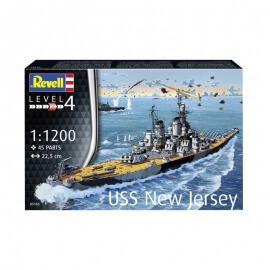 Πολεμικό Πλοίο "USS New Jersey" 1/1200 - Revell 05183