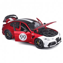 Bburago 1:18 Alfa Romeo Giulia GTAM 99 Κόκκινο (11049)