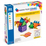 Magna-Tiles Μαγνητικό Παιχνίδι 46 τμχ "Combo + Micromags" (244046)