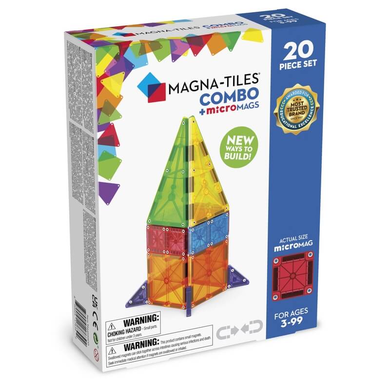 Magna-Tiles Μαγνητικό Παιχνίδι 20 τμχ "Combo + Micromags" (244020)Magna-Tiles Μαγνητικό Παιχνίδι 20 τμχ "Combo + Micromags" (244020)