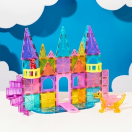 Magna-Tiles Μαγνητικό Παιχνίδι 48 τμχ "Castle DLX" (242048)