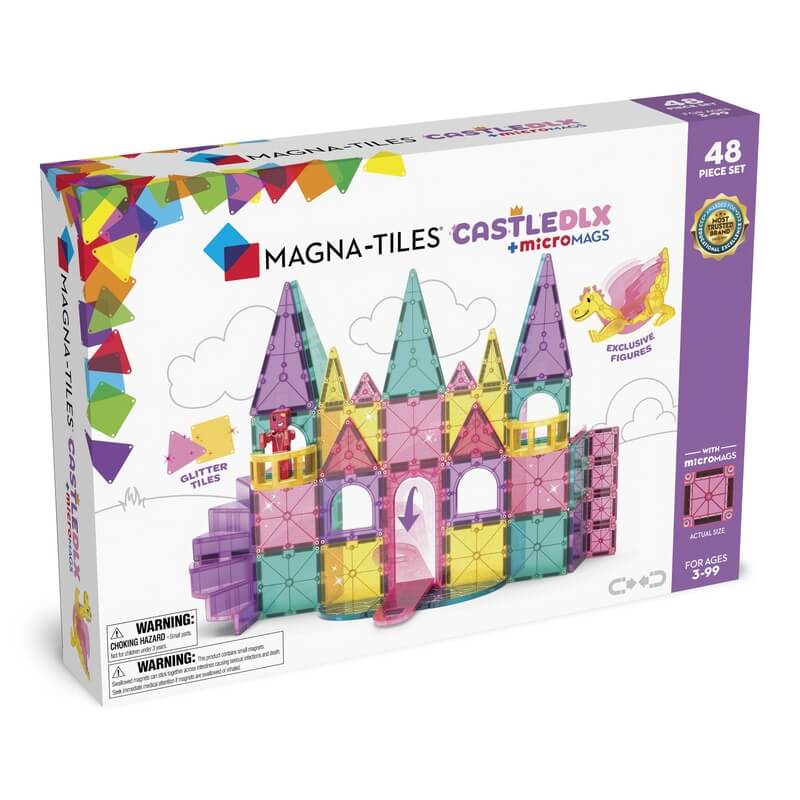 Magna-Tiles Μαγνητικό Παιχνίδι 48 τμχ "Castle DLX" (242048)Magna-Tiles Μαγνητικό Παιχνίδι 48 τμχ "Castle DLX" (242048)