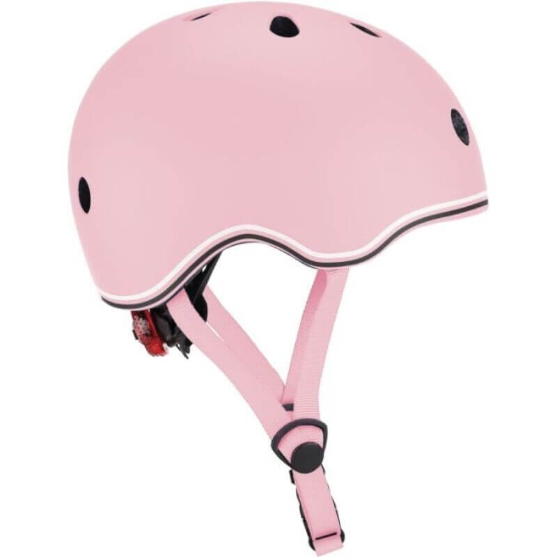 Globber Κράνος Go Up Lights XXS/XS (45-51cm) Pastel Pink με αναλάμπον LED (506-210)