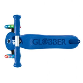 Σετ Πατίνι - Περπατούρα Globber Go-Up Sporty Lights με Κράνος XS/S (48-53cm) Navy Blue