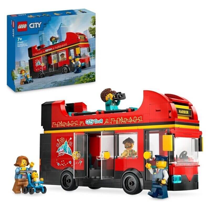 Lego City Κόκκινο Διώροφο Λεωφορείο Ξενάγησης (60407)Lego City Κόκκινο Διώροφο Λεωφορείο Ξενάγησης (60407)