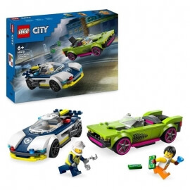 Lego City Κυνηγητό Αυτοκινήτου Αστυνομίας και Muscle Car (60415)