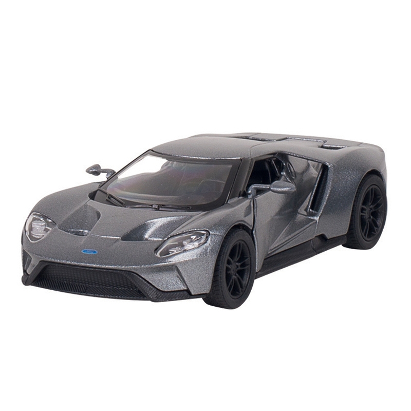 Μεταλλικό Ford GT (2017) 1/38 Ασημί - Goki (12256S)