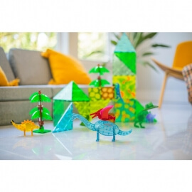 Magna-Tiles Μαγνητικό Παιχνίδι 50τμχ "Dino World XL" (22850)