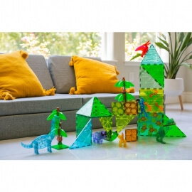 Magna-Tiles Μαγνητικό Παιχνίδι 50τμχ "Dino World XL" (22850)