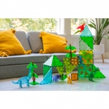 Magna-Tiles Μαγνητικό Παιχνίδι 50τμχ "Dino World XL" (22850)