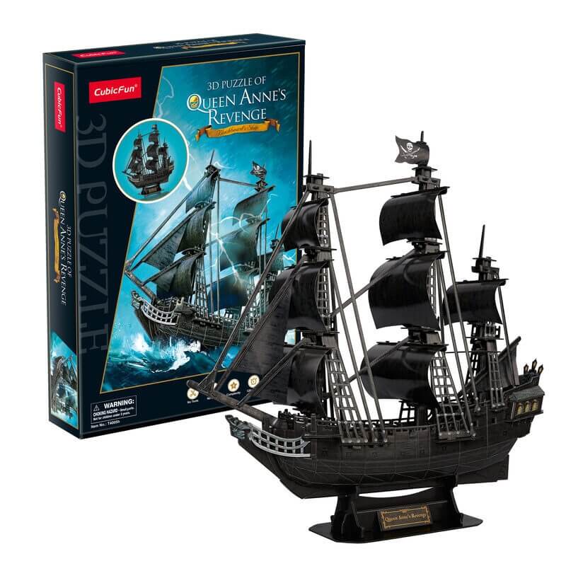 3D Παζλ Πλοίο The Queen Anne’s Revenge 180 κομ (T4005h)3D Παζλ Πλοίο The Queen Anne’s Revenge 180 κομ (T4005h)