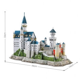 3D Παζλ Κάστρο Neuschwanstein National Geographic 121 κομ. (DS0990h)