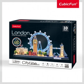 3D Παζλ London Cityline LED φωτιζόμενο 186 κομ (L532h)