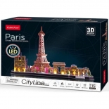 3D Παζλ Paris Cityline LED φωτιζόμενο 115 κομ (L525h)