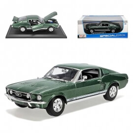 Maisto 1:18 1967 Ford Mustang Fastback Πράσινο (31166GN)