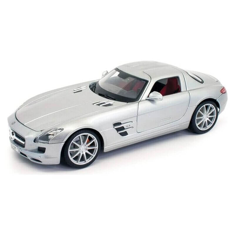 Maisto 1:18 Mercedes-Benz SLS AMG Ασημί (31389)Maisto 1:18 Mercedes-Benz SLS AMG Ασημί (31389)