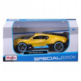 Maisto 1:24 Bugatti Divo Κίτρινο (31526YL)