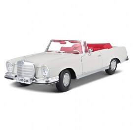 Maisto 1:18 1967 Mercedes-Benz 280SE Cabrio Κρεμ (31811)