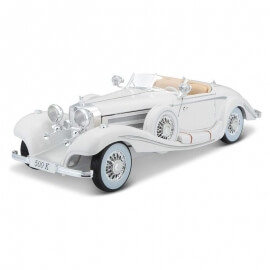 Maisto 1:18 Mercedes-Benz 500 k Typ Specialroadster Λευκό (36055)