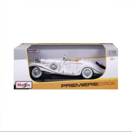 Maisto 1:18 Mercedes-Benz 500 k Typ Specialroadster Λευκό (36055)