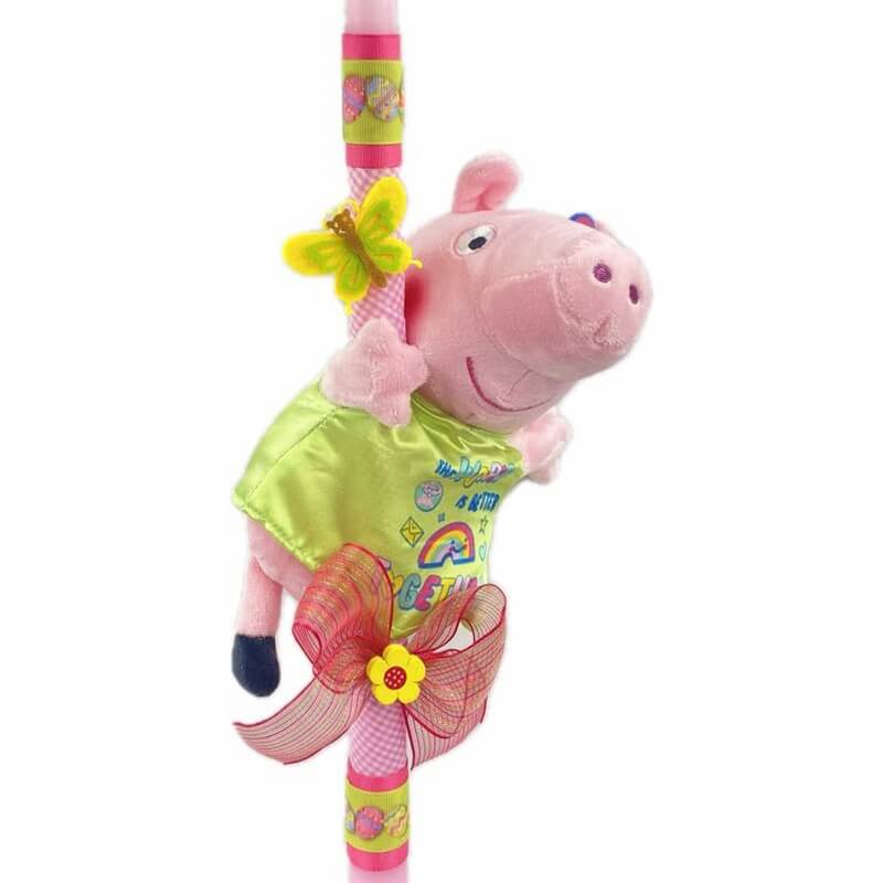 Χειροποίητη Πασχαλινή Λαμπάδα Πέππα - Peppa Pig 20εκ λαχανί (25.48)Χειροποίητη Πασχαλινή Λαμπάδα Πέππα - Peppa Pig 20εκ λαχανί (25.48)